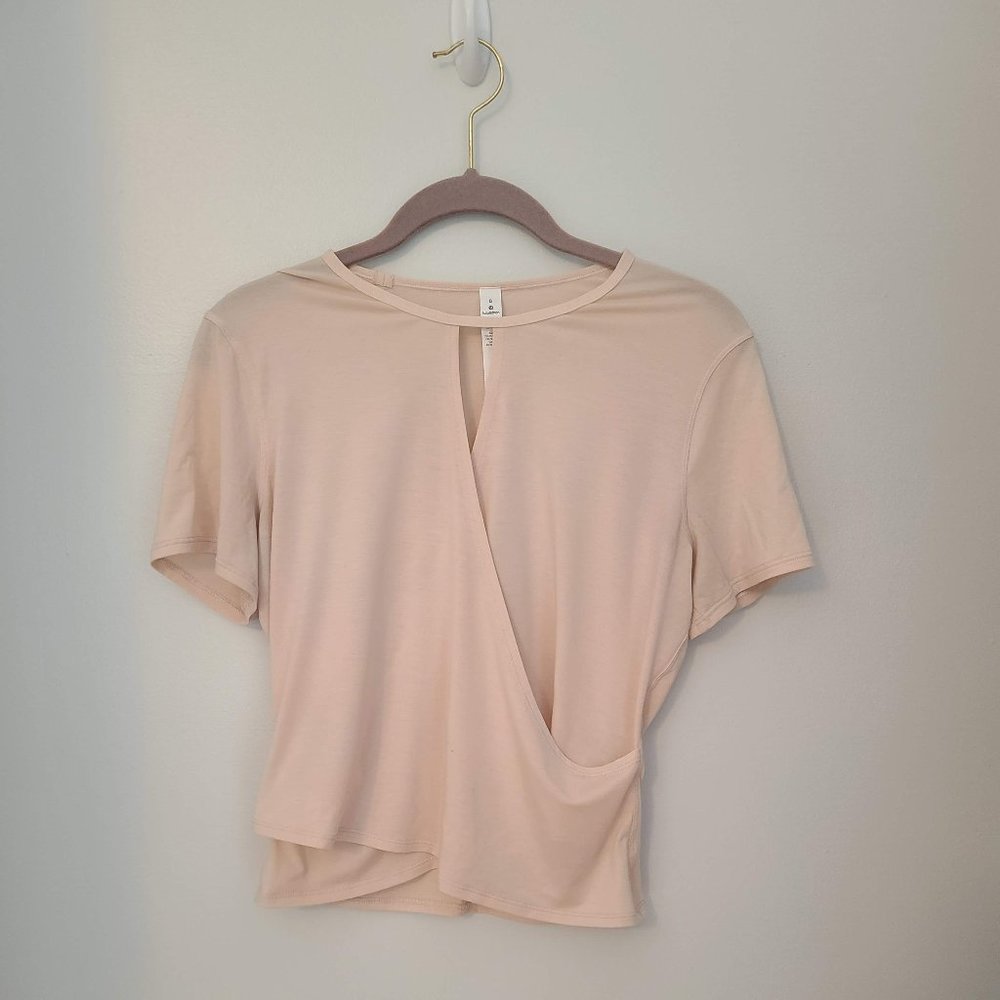 8 - Lululemon Keyhole Neckline Blush Crop
